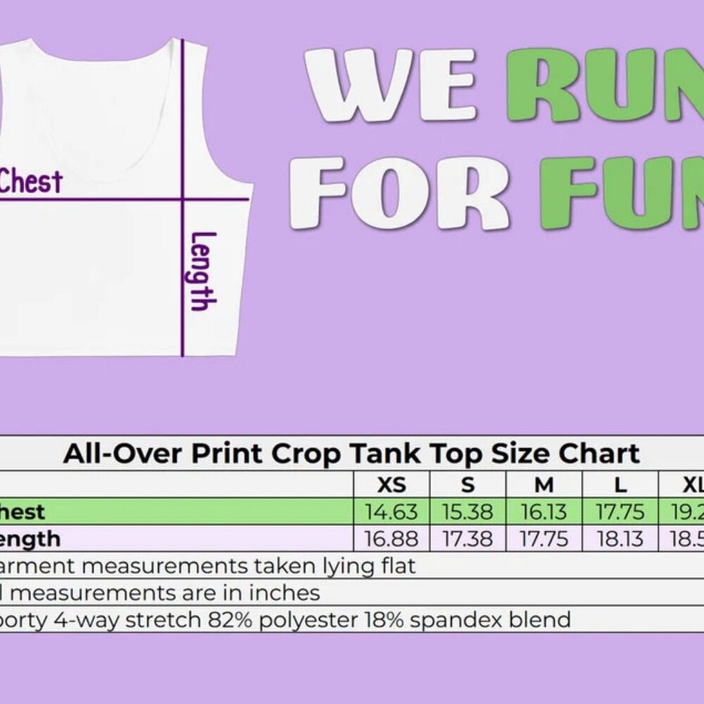 Striped Pink & Purple Crop Tank Top for Women - Picture 4 of 4